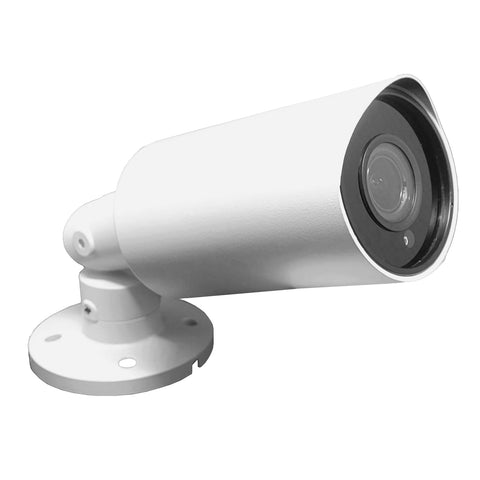 [5VBT-2812DRW] 5MP Analog HD TVI/AHD/CVI/CVBS 2.8~12mm Varifocal Lens In/Outdoor IR Bullet Camera DC12V/ AC24V (White)