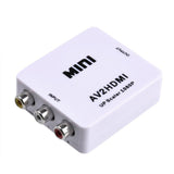 Mini Composite AV/CVBS to HDMI HD Video Converter 720p/ 1080p (3RCA to HDMI) - 101AVInc.