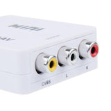 Mini Composite AV/CVBS to HDMI HD Video Converter 720p/ 1080p (3RCA to HDMI) - 101AVInc.